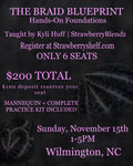 In-Person Braiding Class Deposit